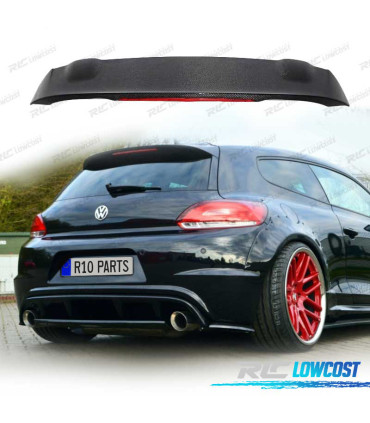 AILERON SPOILER DE TOIT VOLKSWAGEN VOLKSWAGEN VW SCIROCCO 08-17 CARBONE