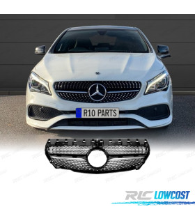 CALANDRE MERCEDES CLASSE CLA W117 13-16 LOOK DIAMOND NOIR