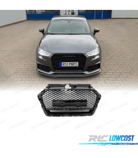 CALANDRE AUDI A3 8V 16-20 LOOK RS3 NOIR