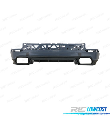 PARE-CHOQUES ARRIÈRE PORSCHE CAYENNE 18-23 + DIFFUSEUR LOOK TURBO