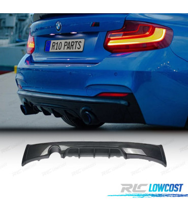 DIFFUSEUR ARRIÈRE BMW F22 F23 LOOK M PERFORMANCE CARBONE O---