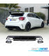 DIFFUSEUR MERCEDES CLASSE A W176 15-18 LOOK AMG A45 NOIR BRILLANT + EMBOUT D´ÉCHAPPEMENT