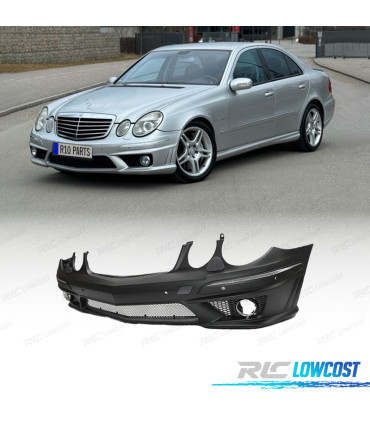 PARE-CHOCS AVANT MERCEDES CLASSE E W211 06-09 LOOK AMG C63 PDC SRA