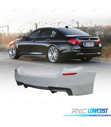 PARE CHOCS ARRIÈRE BMW F10 LOOK M5 PDC DOUBLE SORTIE