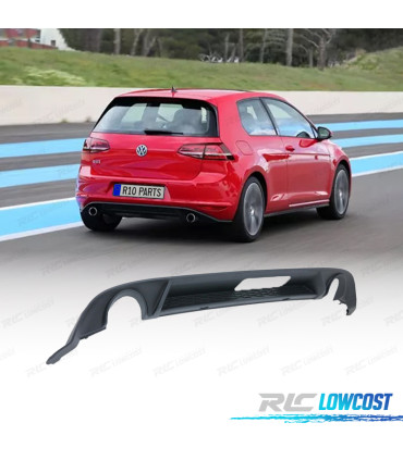 DIFFUSEUR ARRIÈRE VOLKSWAGEN VW GOLF VII 7.5 17-20 LOOK GTI
