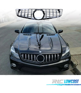 CALANDRE MERCEDES SL R230 08-12 NOIR CHROMÉ