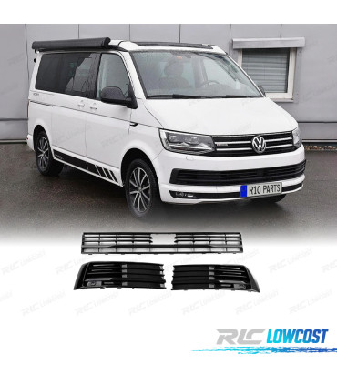 CALANDRE VOLKSWAGEN VW T6 MULTIVAN 15-19 ACC NOIR BRILLANT