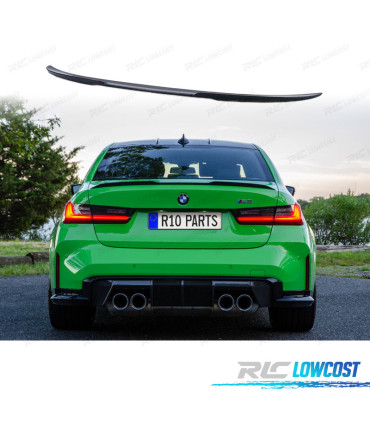 AILERON BECQUET LAME COFFRE BMW F30 F80 M3 CARBONE