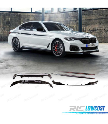 KIT SPOILERS POUR BMW G30 G31 17-19 LOOK M PERFORMANCE NOIR BRILLANT