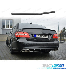 AILERON BECQUET LAME COFFRE MERCEDES CLASSE E W212 BERLINE LOOK AMG NOIR BRILLANT