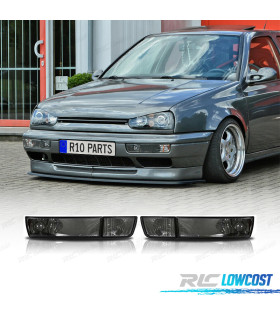 CLIGNOTANTS AVANT VOLKSWAGEN VW GOLF 3 91-97 CHROMÉ FUMÉ