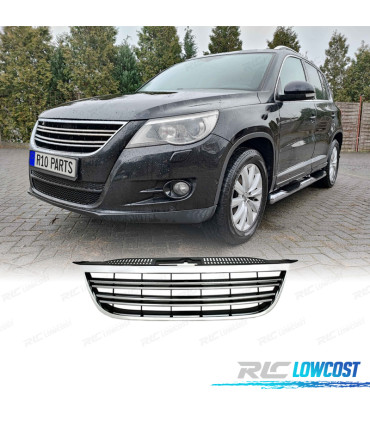 CALANDRE VOLKSWAGEN VW TIGUAN 07-11 NOIR CHROMÉ