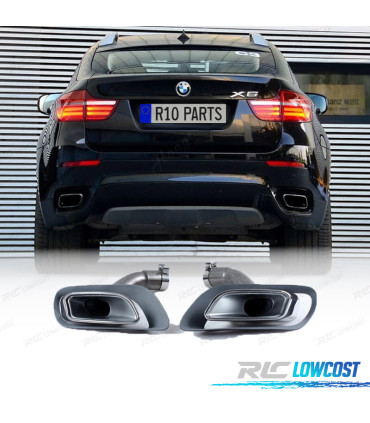 EMBOUTS D'ÉCHAPPEMENT BMW X6 E71 LOOK M