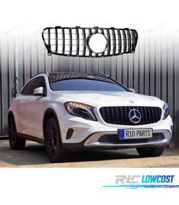 CALANDRE MERCEDES GLA X156 17-20 LOOK AMG NOIR BRILLANT