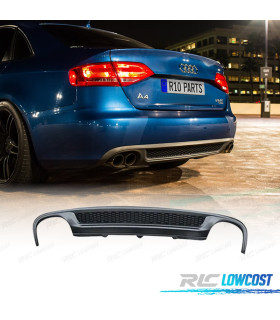 DIFFUSEUR AUDI A4 B8 07-11 LOOK S LINE DOUBLE SORTIE DEUX CÔTÉS