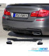 DIFFUSEUR ARRIÈRE BMW F10 F11 LOOK M PERFORMANCE + ECHAPPEMENT NOIR