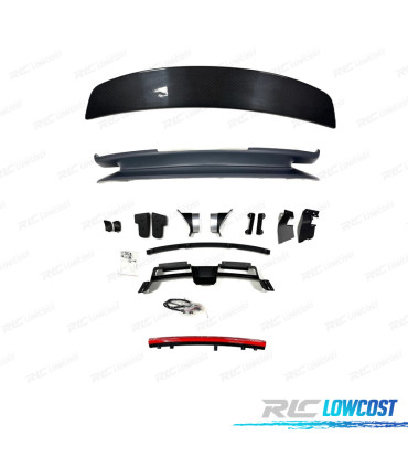 AILERON SPOILER AVEC AÉRODYNAMIQUE ACTIVE PORSCHE 911 CARRERA 992 19-23 EN FIBRE DE CARBONE