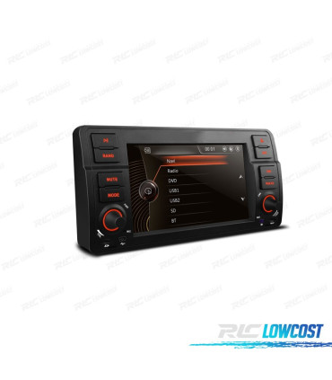 AUTORADIO 2DIN 7" POUR BMW SÉRIE 3 E46 98-06 USB GPS TACTIL HD TYPE OEM