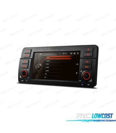 AUTORADIO 2DIN 7" POUR BMW SÉRIE 3 E46 98-06 USB GPS TACTIL HD TYPE OEM