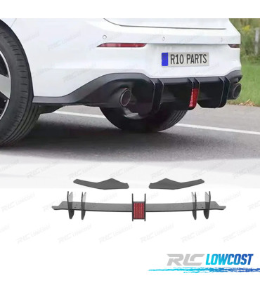 ACESSOIRE DIFFUSEUR VOLKSWAGEN VW GOLF 8 GTI AVEC FEU DE FREINAGE