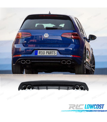 DIFFUSEUR VOLKSWAGEN VW GOLF 7.5 17-20 LOOK R