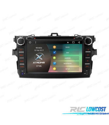 AUTORADIO GPS 8" POUR TOYOTA COROLLA 07-11 USB GPS TACTIL HD