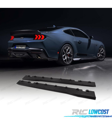 RAJOUTS DES BAS DE CAISSE FORD MUSTANG GT S650 24- NOIR BRILLANT