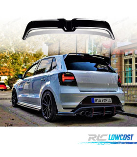 AILERON SPOILER VOLKSWAGEN VW POLO MK5 GTI 10-13 LOOK OETTINGER NOIR BRILLANT