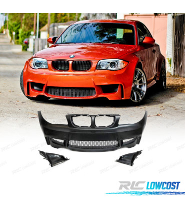PARE CHOCS FRONTAL BMW E81 E87 E82 04-12 LOOK EVO1