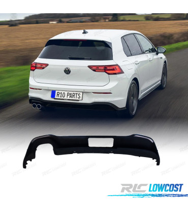 DIFFUSEUR VOLKSWAGEN VW GOLF 8 LOOK GTD NOIR BRILLANT