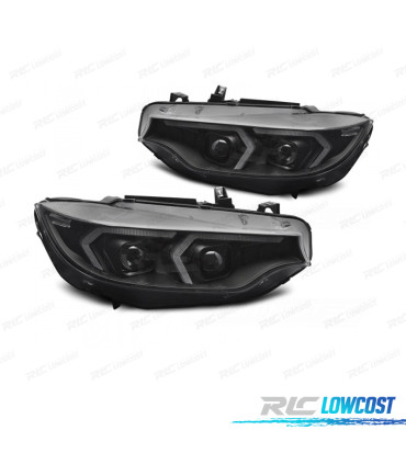 PHARES BMW F32 F33 13-17 XENON DRL NOIR