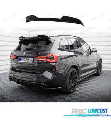 SPOILER DE TOIT BMW X3 G01 21-24 LOOK M NOIR BRILLANT