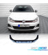SPOILER LAME PARE-CHOCS AVANT VOLKSWAGEN VW GOLF 7 7.5 12-20 LOOK CS NOIR BRILLANT