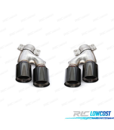 SORTIES D'ÉCHAPPEMENT BMW G30 17-20 LOOK M5 NOIR