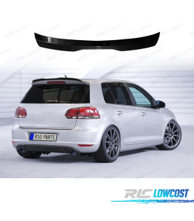 AILERON SPOILER VOLKSWAGEN VW GOLF 6 08-12 NOIR BRILLANT