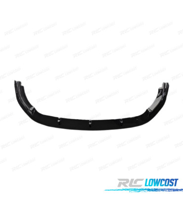 SPOILER LAME AVANT VOLKSWAGEN VW GOLF 6 GTI 08-12 NOIR BRILLANT