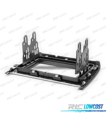 FACADE ADAPTATEUR NOIR COMPLET RADIO 2-DIN POUR VOLKSWAGEN VW POLO 14+