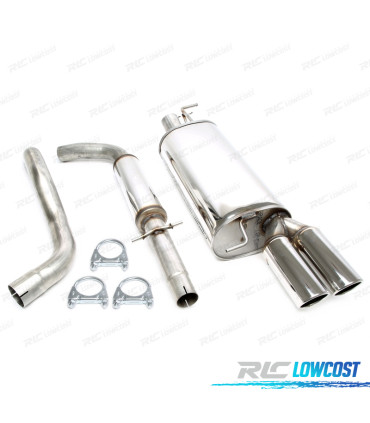 POT D'ÉCHAPPEMENT VOLKSWAGEN VW GOLF MK4 97-03 DOUBLE