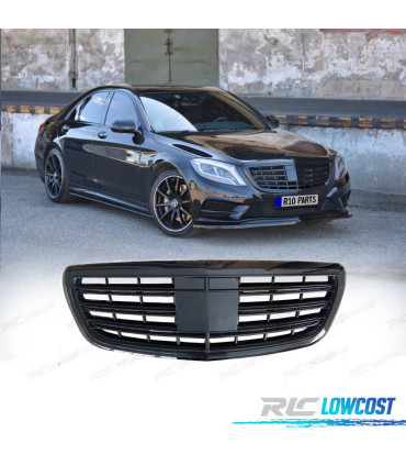 CALANDRE MERCEDES CLASSE S W222 13-20 NOIR BRILLANT NIGHT VIEW