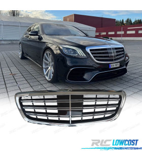 CALANDRE MERCEDES CLASSE S W222 13-20 CHROMÉE NIGHT VIEW