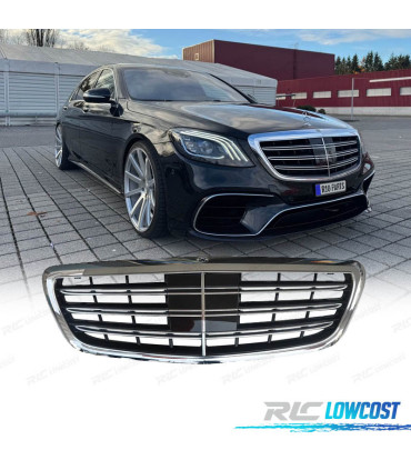 CALANDRE MERCEDES CLASSE S W222 13-20 CHROMÉE NIGHT VIEW