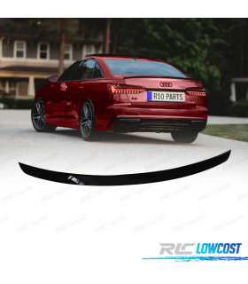 SPOILER AUDI A6 19-24 LOOK RS6 NOIR BRILLANT