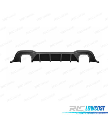 DIFFUSEUR VOLKSWAGEN VW GOLF 8 DOUBLE SORTIE
