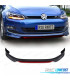 SPOILER LAME AVANT VOLKSWAGEN VW GOLF 7.5 LOOK ABT NOIR ROUGE