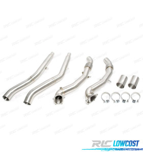SUPPRESSEUR DOWNPIPE AUDI S6 RS6 QUATTRO 4G C7 12-17 LAMBDA x3