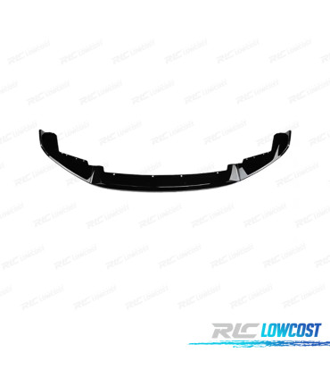 SPOILER LAME DE PARE-CHOCS AVANT BMW F87 M2 COMPETITION 18- LOOK M PERFORMANCE NOIR BRILLANT