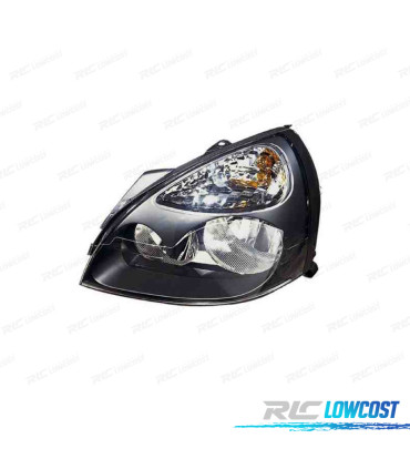 PHARE GAUCHE RENAULT CLIO II 01-05 NOIR