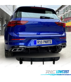 ACESSOIRE DE DIFFUSEUR VOLKSWAGEN VW GOLF 8 R-LINE NOIR