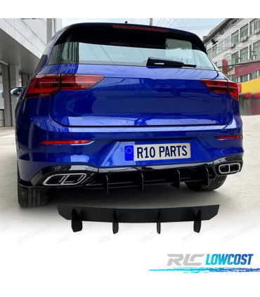 ACESSOIRE DE DIFFUSEUR VOLKSWAGEN VW GOLF 8 R-LINE NOIR