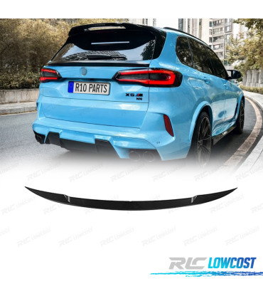 SPOILER AILERON BMW X5 G05 19-23 LOOK M NOIR BRILLANT